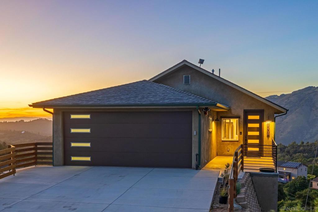 PRICED TO SELL!!! Take advantage of a price reduction on this brand-new construction home, thoughtfully designed for comfort and style. Brand New Construction with Panoramic Views in Julian's Coveted Kentwood Community. Experience modern mountain living in this stunning brand new build located in the desirable Kentwood neighborhood of Julian, CA. This beautifully constructed home offers 2 spacious bedrooms and 3 full bathrooms, combining high-end features with breathtaking natural surroundings. Step inside to discover a thoughtfully designed layout featuring dual primary suites, each with its own en suite bathroom and private balcony access, perfect for morning coffee or stargazing at night. The upstairs open-concept living area showcases a seamless indoor-outdoor flow, with a balcony off the living room offering unobstructed views of Volcan Mountain and Anza-Borrego State Park—a true sanctuary for nature lovers. Downstairs, enjoy a generously sized 19x19 family room, ideal for entertainment, a home theater, or guest overflow. With central heat and A/C, a tankless water heater, 200-amp electrical panel, 2x6 framing, double insulation, and a brand new septic system, this home is built for year-round comfort and energy efficiency.The attached 2-car garage is EV-ready with a dedicated electric vehicle outlet box and solar-ready infrastructure, making it easy to go green in the future. WALKING DISTANCE to Julian’s charming Main Street, local wineries, and hiking trails. Julian is a charming historic town nestled in the Cuyamaca Mountains, about an hour east of San Diego. Known for its small-town charm, gold rush history, and famous apple orchards, Julian is a popular getaway for those looking to enjoy fresh mountain air, scenic landscapes, and a slower pace of life. Real estate in Julian ranges from historic cabins to modern mountain retreats, making it an ideal location for those looking for a peaceful, nature-filled lifestyle with easy access to San Diego.