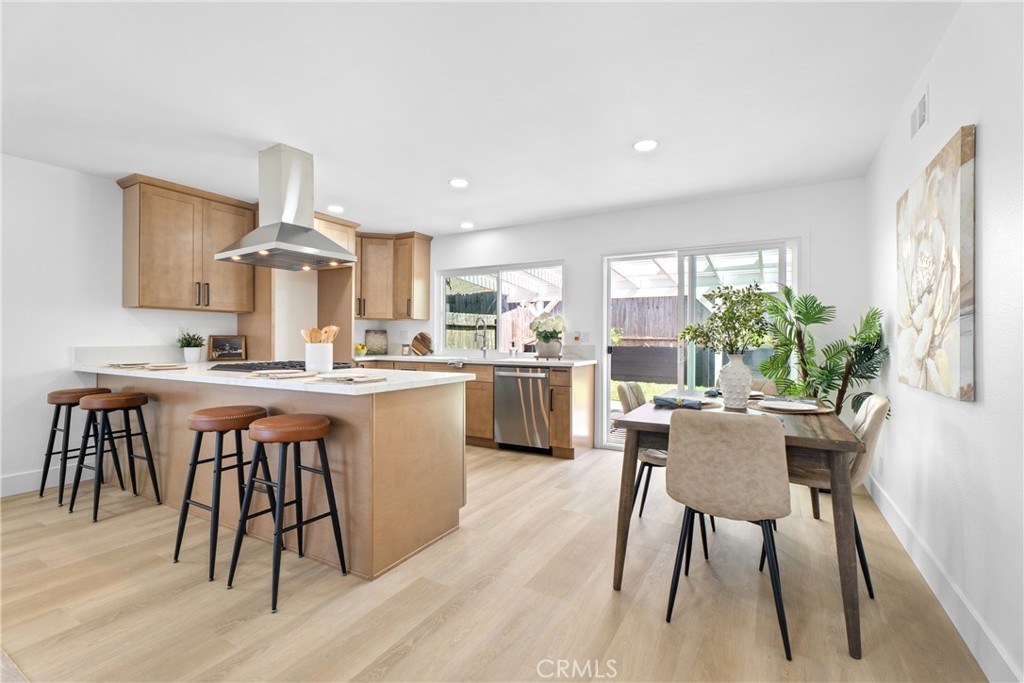 Nestled on a quiet Cul-De-Sac in a great location. As you step inside, you'll be captivated by the seamless flow of the open concept home. Every detail has been meticulously crafted, boasting a top-to-bottom renovation that ensures luxury and comfort at every turn. The heart of the home is the stunningly remodeled kitchen, featuring New sleek quartz counters, New contemporary cabinetry, and brand new stainless appliances. New luxury vinyl waterproof floors throughout. New recessed lights and New mirrored closet doors, New front and interior doors, New paint in and outside, & New epoxy floors in garage. It is the perfect spot for hosting family and friends! Both bathrooms have been transformed into serene sanctuaries, showcasing designer finishes and elegant touches that elevate the art of relaxation. Entertainment and relaxation await outdoors in the expansive private backyard with New sod, offering ample space for parties, entertaining, dining, gardening, or simply unwinding from your day. The front yard is equally inviting, adding to the home's charming curb appeal. Nestled in a coveted family-friendly neighborhood, this home is surrounded by excellent schools like Irvine High School and the new highly desired International academy, ensuring an enriching educational experience for families with kids. Plus, it's conveniently located near Irvine's Great Park and Irvine Spectrum, where you can indulge in premier dining, shopping, and entertainment. For commuters, easy freeway access makes traveling to work a breeze. Don't miss this opportunity to experience luxurious living in one of Irvine's most sought-after areas. **NO HOA or MELLO ROOS** **Only detached home under 1.450 Million with NO HOA in Irvine** These homes are rare..