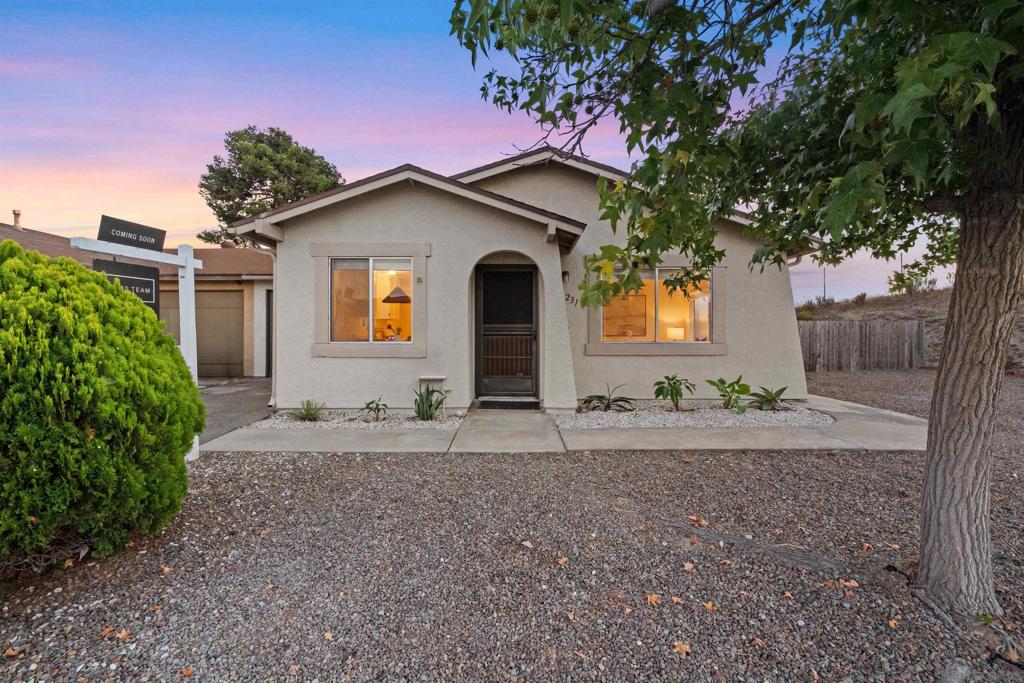 Welcome to Rancho Hermosa, one of Oceanside’s most desirable 55+ communities! This beautiful & bright 2 bedroom, 2 bathroom twin home sits on a rare, oversized end lot offering privacy, space, and sweeping southwest-facing sunset views. Freshly painted inside and out with brand-new luxury vinyl plank flooring and plush carpet in the bedrooms, this home is move-in ready. Enjoy the coastal lifestyle with plenty of room for an RV, boat, or extra toys, plus space for gardening, and low-maintenance landscaping to keep things simple. The large lot, quiet cul-de-sac setting, and VERY low HOA of just $10 per month make this well-maintained community especially sought after. With its bright, open layout, excellent location, and stunning sunsets, this property is the perfect blend of comfort, convenience, and charm.