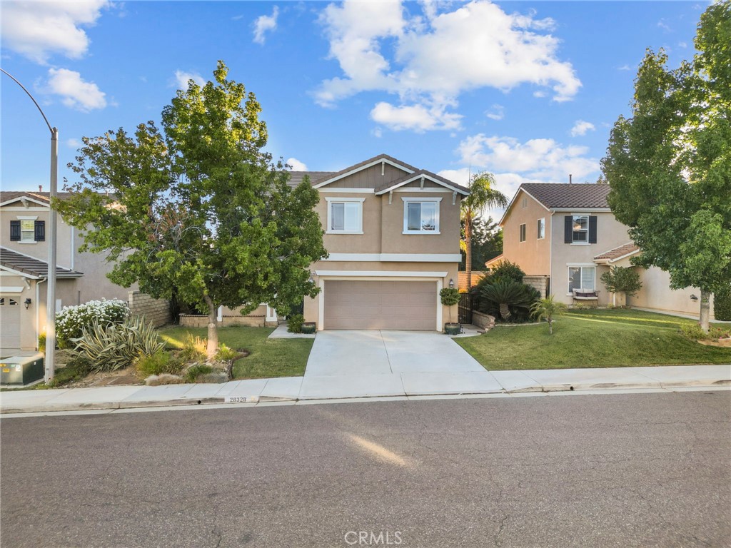 Luxury meets comfort in this exquisite Hasley Hills home, tailored for anyone craving space, style, and serenity. Boasting 4 spacious bedrooms, 2.5 baths, and over 2,700 sq ft of living space, it's perfect for creating cherished memories.
Enter a light-filled, versatile layout with a grand living room offering stunning views. The open-concept kitchen lets you cook and connect seamlessly, while a downstairs bonus room adapts as a gym, office, or craft haven.
Upstairs, find two generous bedrooms, a full bath, laundry room, and a massive third bedroom that's been coverted to a children's playroom. Additionally, the expansive primary suite dazzles with backyard vistas and a remodeled spa-like bathroom featuring tile backsplash, dual sinks, and makeup vanity.
The crowning glory: a pool-sized backyard oasis featuring a covered patio ideal for al fresco dining, a tranquil waterfall, a built-in stone BBQ and panoramic views—perfect for family barbecues and starry nights.
Enjoy easy access to the 5 Freeway, top schools, shopping, the Castaic Sports Complex, and Castaic Lake. Move-in ready—claim your family haven today!