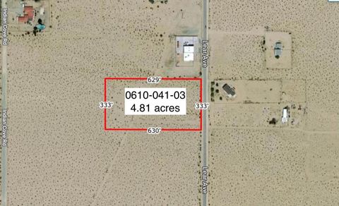 Photo of 4 .81 Acres On Lear Near Indian Trail, 29 Palms, CA 92277 (MLS # 219142572DA)