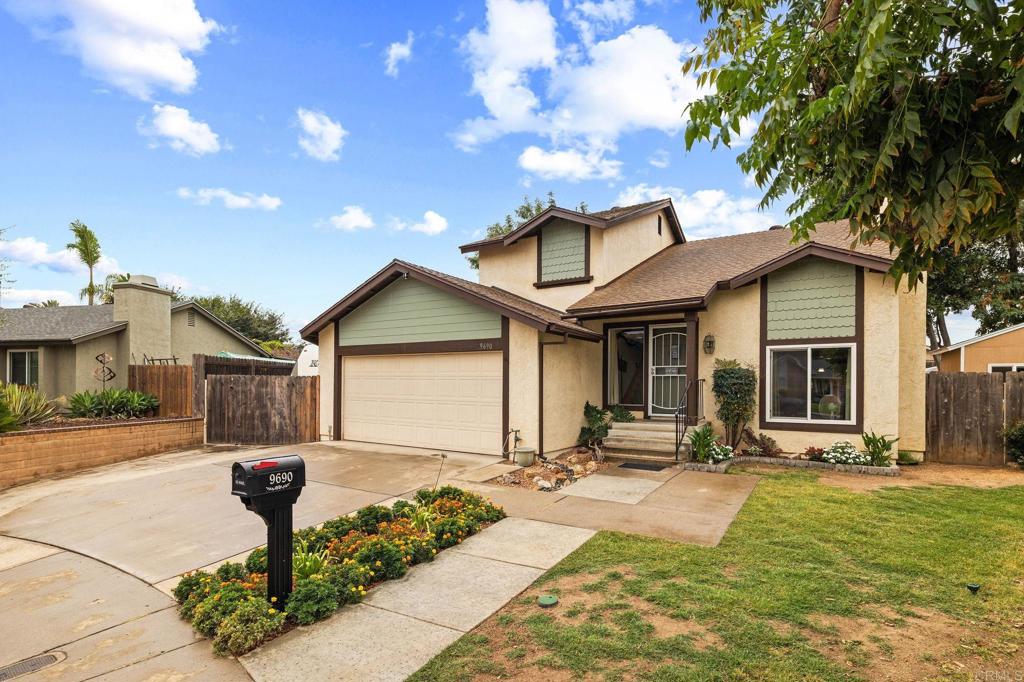 WOW! Country meets city living in this beautifully maintained home on a quiet cul-de-sac in Santee. This spacious 3 bedroom, 3 bath two-story home offers the option for a 4th bedroom downstairs next to a full bath. Lovingly cared for and move-in ready, it combines the charm of rural living with the convenience of city life. Wait until you see the custom hand built Cherrywood bookcase with hand carved handles!! Step outside and you’ll find unique features that set this property apart: A large chicken coop with an outdoor run (two laying hens included!) A charming gazebo/aviary. Four versatile storage sheds (one 10x10 currently used as a guest room, others ideal for hobbies, playroom, or studio). Three 6x2 raised garden beds and one 4x4 box perfect for growing your own vegetables and herbs. Even better, there’s a well-built detached guest house with a private entrance, kitchenette, bedroom, and full bath—freshly painted and ready for visitors, extended family, or rental income potential. Additional highlights include: RV parking with 30-amp hookup & sewer cleanout (fits up to a 30' trailer). Walker Preserve just a short walk away, offering walking, biking, and equestrian trails, along the San Diego river for licensed fishing and wildlife watching. Nearby is Santana High School and Hill Creek Middle School. Convenient access to shopping, concerts in the park, the Santee Sportsplex, dining, I-8, and Hwy 67 This rare property truly checks all the boxes—privacy, versatility, and location!