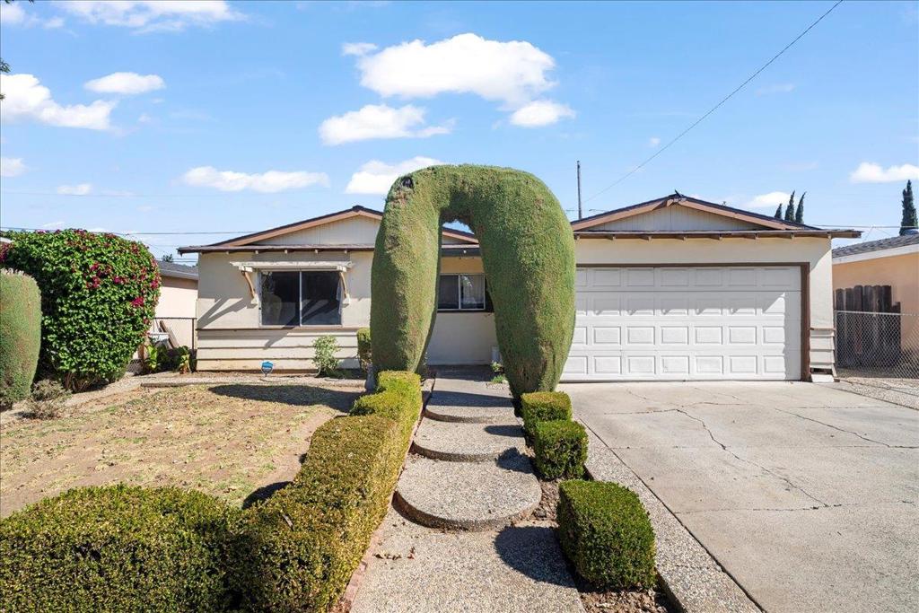 Excellent Opportunity for First Time Home Buyers or Investor, Tons of Potential! Desirable Layout Boast 4 Bedrooms and 2 Full Bathrooms, Plenty of Natural Light, Spacious Living Room, Eat in Kitchen Dining Area, Separate Family Room with Cozy Fireplace and Ceiling Fan featuring a Sliding Glass Door to the Backyard Patio Area. Primary Bedroom with Sliding Glass Door to Patio and Huge Primary Bathroom! Beautiful Backyard with Mature Fruit Trees and Patio Area to Enjoy Outdoor Dining. 2-Car Garage and Spacious Driveway!Great Location Walking Distance to Schools and Shops and Parks! Near Valley Christian High School and Easy Access to Light Rail and Freeways!