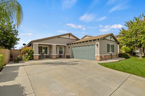 Photo of 23717 Cheyenne Canyon Dr, Menifee, CA 92587 (MLS # SW26088561)