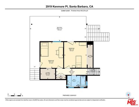 Tiny photo for 2919 Kenmore Place, Santa Barbara, CA 93105 (MLS # 26660319)