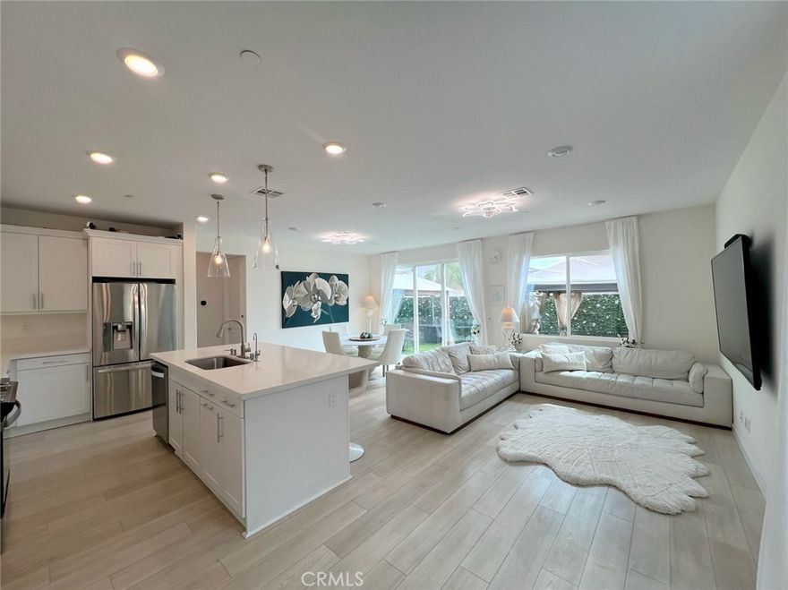 Welcome to your MOVE-IN READY dream home (with FULLY FURNISHED OPTION) in the highly sought-after Trenton Heights community! 

This beautifully upgraded 5-bedroom, 3-bath ENERGY STAR® efficient residence blends modern comforts with stunning mountain views.



Upstairs, you’ll find four spacious bedrooms and two baths, while the downstairs offers a private bedroom and full bath—perfect for guests, complete with an upgraded sliding door for added privacy.



Step inside and enjoy the open-concept floor plan with soaring 9-foot ceilings, wood/laminate flooring, and contemporary lighting throughout. The gourmet kitchen features complete appliances, an alkaline water system installed, a separate pantry, and upgraded countertops. 



The serene primary suite is your personal retreat, overlooking mountain scenery and the relaxing clubhouse pool. It boasts a generous walk-in closet, dual vanities, upgraded tile finishes, a spa-like soaking tub, and a separate glass-enclosed shower.



Additional highlights include:

 • Dedicated upstairs laundry room with washer and dryer included

 • Linen storage area for added convenience

 • Smart home features, including a cutting-edge smart AC system with dual control and EV charging readiness

-All bathrooms are equipped with smart electronic bidets, heated toilet seats with a dryer function. 

- 12-panel solar system installed

- upgraded insulation

- a spacious 2-car garage



Step outside into your own private oasis with beautiful artificial turf landscaping, two patio gazebos, and a storage area.



As a resident, you’ll enjoy exclusive HOA amenities such as a sparkling community pool, stylish party room, indoor/outdoor showers, and more—all just steps away from your premium lot. Plus, with easy access to both the 14 and 15 freeways, commuting is a breeze.

Don’t miss this rare opportunity—this is the home you’ve been waiting for!