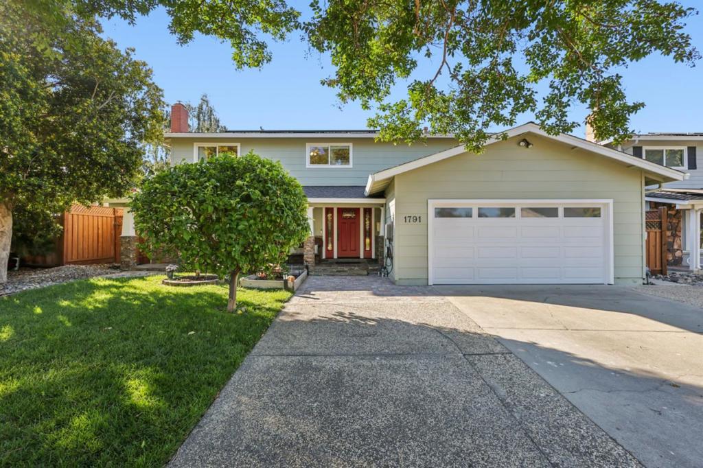 Welcome to 1791 Frobisher Way, a stunning 5-bedroom, 3-bath home nestled in the desirable Willow Glen neighborhood of San Jose. This beautifully maintained residence combines classic elegance with modern upgrades to create a warm and inviting atmosphere. Step inside to discover exquisite crown molding and a charming stone entryway that sets the tone for the homes quality craftsmanship. The living room features unique cork flooring, creating a cozy and stylish space. The kitchen boasts a large bay window overlooking the lush backyard, flooding the space with natural light and offering a tranquil view. Entertain family and friends effortlessly in the spacious family room, complete with a custom built-in entertainment center. The upgraded bathrooms add a touch of luxury, and recent interior and exterior painting gives the home a fresh, vibrant feel. Outside, enjoy California living at its finest with a paver patio shaded by an arbor, perfect for outdoor dining and relaxation. The tranquil koi pond enhances the backyard oasis, alongside a handy garden shed for extra storage. This home is part of the Brighton Square pool club with annual membership dues. This home is truly a rare find in Willow Glen ready to welcome you with comfort, style, and functionality.