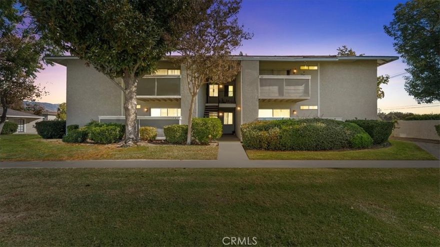 Step into comfort and convenience in this beautifully updated upstairs condo, located inside the gated and highly sought-after Redlands West community. This bright and welcoming 2-bedroom, 2-bathroom home offers an open concept layout with vaulted ceilings, natural light throughout, and a private balcony overlooking the peaceful community grounds—perfect for relaxing or enjoying an evening breeze. Redlands West Townhomes Condominium Association amenities include a sparkling pool, spa, clubhouse, gym, laundry facility, beautifully landscaped walking paths, and plenty of guest parking. HOA covers water, trash, sewer, and exterior maintenance, helping keep monthly costs low. Just minutes to Loma Linda University Medical Center, the VA hospital, shopping, dining, and major freeways—this is a prime location for commuters, students, and medical professionals. Whether you’re a first-time buyer or investor, this is a clean, affordable, and move-in-ready home in a location that’s hard to beat. Don't miss it!