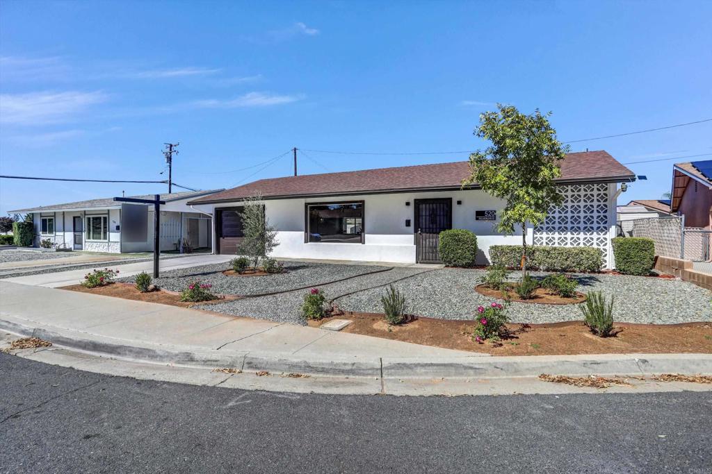 Welcome to 520 Palmer Drive, a beautifully renovated home offering modern comfort and timeless style in the heart of Hemet. This move-in ready residence features fresh upgrades throughout, making it the perfect blend of quality, value, and design.  Step inside to discover a brand-new kitchen showcasing elegant cabinetry, sleek countertops, and stainless steel appliances—a true centerpiece for cooking and entertaining. Both bathrooms have been completely remodeled, featuring updated fixtures, contemporary finishes, and a clean, stylish look.  The open and inviting floor plan is enhanced by new luxury vinyl plank (LVP) flooring throughout, providing durability and a seamless flow from room to room. The entire interior and exterior have been freshly painted, giving the home a bright, modern feel.  Outside, you’ll find a low maintenance yard ready for your personal touch—ideal for outdoor dining, gardening, or relaxing in the Southern California sunshine. With its convenient location near schools, shopping, community pool and parks, this home combines everyday convenience with quiet residential charm.