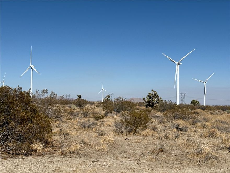 Excellent opportunity to own 10 acres of land located near the intersection of Rosamond Blvd and 170th St West, near the Base of the Foothills in Rosamond. This parcel is situated in an area with wind energy production, with multiple windmills in the vicinity. The property includes a fully operational lease, potentially generating annual income through 2041. Buyer(s) will assume the existing lease as part of the sale. Please Note: The Seller will retain all mineral rights associated with the property. Don't miss this chance to invest in a unique parcel with long-term income potential in a renewable energy corridor area.