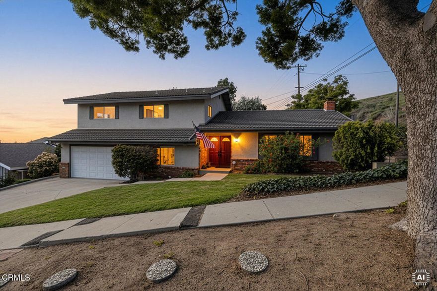 What a floorplan! This is an amazing opportunity to buy a home on the hill with island, ocean and hill views. Possibilities abound with this versatile, split level, 4-bedroom, 3 bath view home. 1st time on market in 50 years, it has been cared for and lovingly lived in but does have some deferred maintenance and could use a tune up or full remodel. The beauty is you could move right in and do projects a little at a time, or the savvy investor could do it all at once! Tiled entry leads to main floor where you find living room with oversized windows and fireplace, dining room, airy breakfast area with sliders to the backyard and bright kitchen. Upstairs you will find the primary suite with large closets, vanity area and separate shower & toilet room. Two additional bedrooms and full bath complete this level. The lower level is only a few steps down from main floor and contains a wet bar, full bath, large front facing bedroom and oversized family room with sliding glass doors to rear brick patio and expansive yard that is home to a generational family or nesting Orioles. Perfect for entertaining! The lower level is great for parties or would be an easy ADU conversion. Oozing with good vibes and ready for you to make your own.