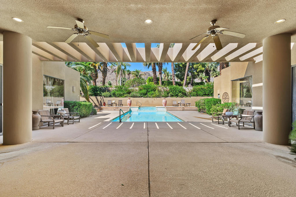 Unbelievable discount at $612 per sq. ft. Make us an offer we can't refuse! A Masterpiece of Luxury, Exclusivity, and Intrigue, nestled within the prestigious Thunderbird Heights. This 6,400+ sq. ft. estate is more than a home; it's a statement of Power, Elegance, & Mystery, a Retreat fit for the most Discerning Celebrity or Mogul seeking Sanctuary in the Heart of Rancho Mirage. From the moment you arrive, the grand double-door entry, flanked by mesmerizing water features, sets the tone for the opulence within. Step inside, and you're greeted by soaring vaulted ceilings with skylights, flagstone flooring, & an architectural masterpiece designed for both lavish entertaining and intimate moments. The wet bar & fireplace create an atmosphere of effortless sophistication, while walls of glass dissolve the boundary between indoors & out, revealing breathtaking mountain views & let's not forget the Hollywood style pool/spa framed by lush, mature gardens & the ultimate in privacy. The chef's kitchen is a dream for culinary enthusiasts, boasting a custom island hood, ample storage, and a breakfast bar perfect for morning indulgence. The formal dining room, with its panoramic garden views, seamlessly connects to the sunken family room, where a two-sided fireplace adds warmth & allure. The primary suite is a Sanctuary of Seduction, featuring a fireplace, sitting area, and walls of glass that frame the desert's most stunning vistas. The spa-like ensuite offers a granite-surrounded shower, soaking tub, & dual vanities, ensuring every moment spent here is one of pure indulgence. Beyond the estate's gates, Rancho Mirage offers a Lifestyle of Unparalleled Luxury. Indulge in High-End Shopping & Fine Dining at The River at Rancho Mirage, where designer boutiques and world-class restaurants cater to the elite. Savor exquisite cuisine at Wally's Desert Turtle, The Edge Steakhouse at The Ritz Carlton, & Shabu Shabu Zen, each offering an Unforgettable Culinary Experience. Whether it's a Night of Glamour or a Day of Serene Relaxation, this Desert Paradise Delivers.
