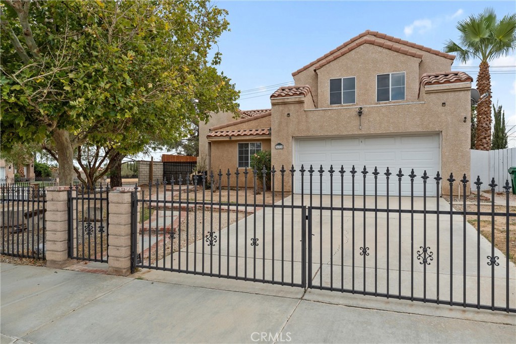 Welcome to this stunning two-story home featuring 4 bedrooms and 2.5 bathrooms on a beautiful corner lot! Offering 1823 square feet of living space on a generous 7,620 square foot lot, this home checks all the boxes.
You will love the great curb appeal with a large front yard and driveway to garage. Step into the living room with vaulted ceilings and new flooring, seamlessly flowing into the dining area and staircase leading upstairs. The kitchen boasts a new stainless steel gas range and ample cabinet space in the eat-in area. A cozy family room off the kitchen with backyard access. Other features include interior walls freshly painted, new laminate flooring downstairs, the first floor also features a laundry, guest bathroom, and a bonus room—perfect for a home office or guest space! Upstairs, you'll find three spacious bedrooms, master bedroom with walk-in closet, private bathroom with dual vanity sinks. The backyard offers a concrete slab, covered patio, large lot ready to be customized!
This home is conveniently located just minutes from shopping centers, medical offices, parks, walking and biking trails, and Dry-Town waterpark. A quick 7-minute drive to the 14 freeway via Pearblossom Highway! Don’t miss this opportunity!