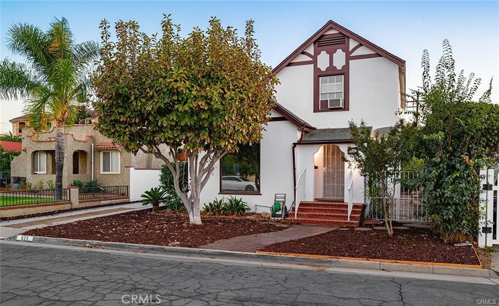Welcome to 825 Palm Place in the wonderful City of Montebello. If you have always wanted to live in a home with tons of charm, this Normandy style home is exactly what your are looking for. As you cross the front bricked porch & pass through the foyer, enjoy the grandiose cathedral ceilings with beautiful wood beams adorning the living room area. This 3 bedroom/ 2 full bath spacious home is a true charmer located in a quiet & quaint neighborhood. This well maintained home features newly installed rich chestnut colored laminate flooring throughout most of the home. Spacious separate dining area with plenty of natural light. Galley kitchen with plenty of cabinetry. Kitchen has a stove, dishwasher & stainless steel fridge. Master suite with wall to wall closets & a full master bathroom, all located on the lower level. The other 2 bedrooms are upstairs with a conveniently located full bathroom which separates the two rooms. The laundry room is conveniently located right outside the kitchen and attached to the 1 car garage. Long driveway in front has space for multiple cars...possibly 2 or 3 vehicles. Unique one of a kind property w street to street access. At rear there's plenty of additional space for outdoor activities and an extra driveway to park additional cars and possibly an RV. Backyardvhas several fig & ornamental trees. Nearby parks include Montebello Park, Montebello City Park and Reggie Rodriguez Park. This home has a Walk Score® of 83 & is considered "Very Walkable with most errands can be accomplished on foot." Location! Location! Close to several major freeways including the 60, 605 & 5 freeways.