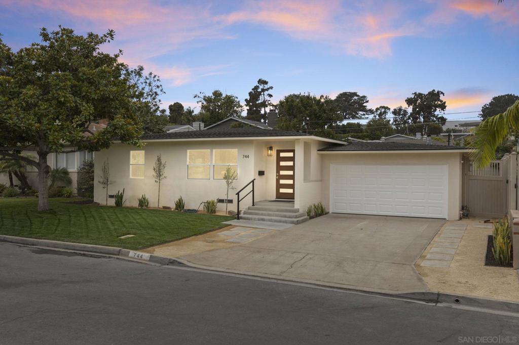 Newly reimagined single-story home in the desirable Pt. Loma neighborhood has been meticulously updated from top to bottom. Completed in August 2025, this residence boasts a fresh, contemporary design both inside and out. Enjoy the spacious and open interior featuring brand-new flooring throughout, a modern kitchen with sleek finishes, and a private dining room complete with a fireplace—perfect for entertaining. New bathrooms feature immaculate tilework, modern vanities, and ambient lighting. The exterior has also been completely redesigned, including a new front yard, spacious backyard, and a new deck ideal for outdoor living and relaxation. This turnkey home offers the perfect blend of style, comfort, and functionality in a prime coastal location. Don’t miss the opportunity to make it yours!