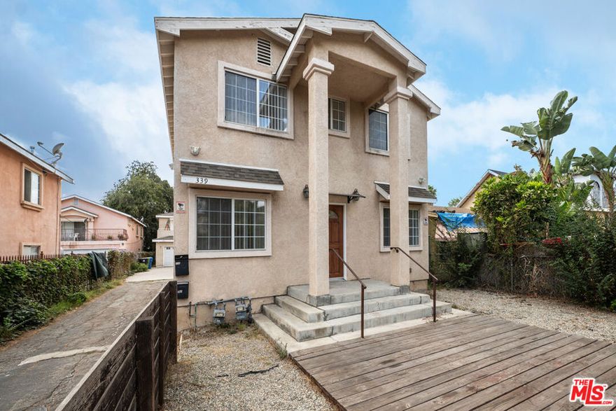A spacious 3-bedroom, 3-bath contemporary two-story standalone home is available for rent in the highly desirable neighborhood of Highland Park. It offers privacy and space in a prime location. The light-filled living room leads to a kitchen with modern appliances (refrigerator, oven with range hood, dishwasher) and ample space for dining. Large front-yard and deck that are ready to be transformed into your own private refuge. Downstairs includes one bedroom, one bath and a laundry room (washer and dryer). Upstairs features two large bedrooms each with their own bathroom and closets. The primary suite includes a balcony. Amenities include central air/heat and 3 on site parking. Minutes from York Blvd's shops and restaurants. The Owner pays for water and sewer. The Owner is willing to consider pets. Applications via RentSpree required for all prospective tenants over the age of 18. High credit score required.