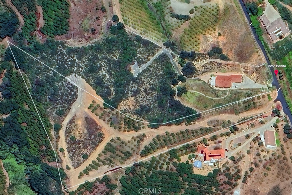 Check out this beautiful organic Avocado Grove on a gated 5+ acre parcel located just off Carancho Road in Temecula's gorgeous DeLuz agricultural region! Featuring nicely groomed grove roads, partially planted (approx 240+/- trees) with big southerly views from a breathtaking vista point. Private, peaceful location with many very nice custom homes nearby. Plenty of room for more planting or potential for a custom home. Current owners have engineered grading plans for a 2600+ sq. ft. custom home available for the new owner. Located in a non association area of De Luz. Gated access. Property lines in aerial photos are approximate locations. Listing agent has grove expense and income details which are available upon request.