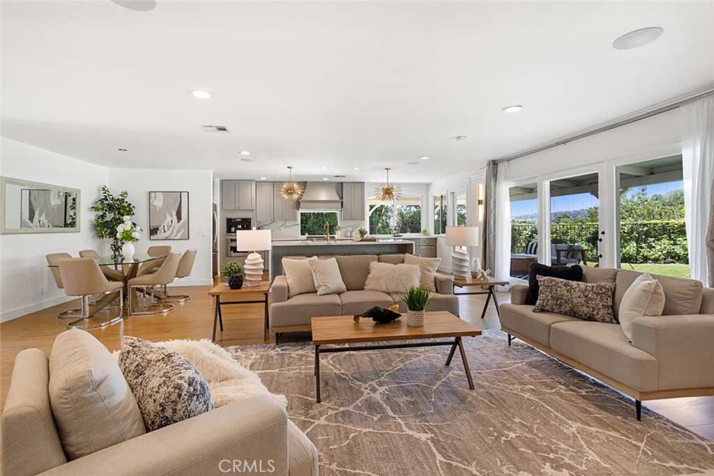 This exquisitely remodeled single-story home offers the perfect blend of privacy, luxury, and functionality. Tucked away at the end of a cul-de-sac on a private, gated flag lot, in one of West Hills' most desirable neighborhoods.
Set on an impressive 25,728 sq. ft. view lot, the property boasts a sparkling pool, an expansive grassy area ideal for entertaining, and a large side yard—perfect for a play space or future expansion.
Step inside to discover a thoughtfully designed open floor plan where no expense has been spared. The heart of the home is a custom-built chef’s kitchen, seamlessly flowing into the spacious living and dining areas, creating a warm and inviting great room concept perfect for gatherings.
The beautifully appointed primary suite is complemented by two additional bedrooms, offering both comfort and flexibility. Additional features include an attached garage with direct access and a convenient indoor laundry area.
This turnkey gem combines style, space, and seclusion; you’ll never want to leave!