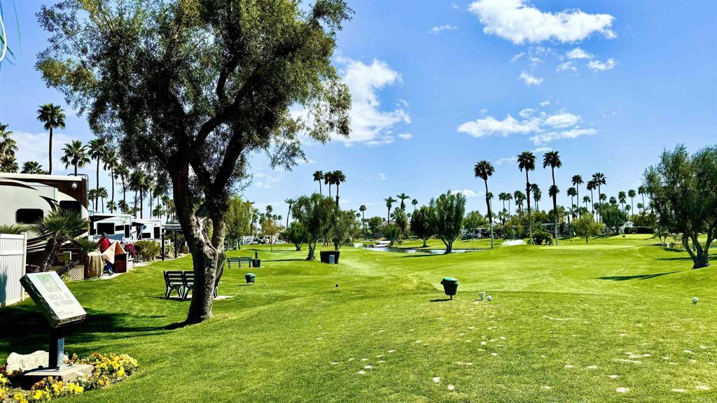 Lot 167, On the front 18 course, you’re very near the corner with view to the LaPalma clubhouse. A great way to start at Outdoor Resorts on the golf course. Close proximity to Satellite A. Outdoor Resort Palm Springs (ORPS) is a Guard Gated 5-Star RV Resort Community offering an active and luxurious lifestyle featuring golf (27 holes), tennis, pickleball, swimming and more! Two clubhouses, fitness center, beauty solan, La Roma Restaurant on campus, dog park and more!