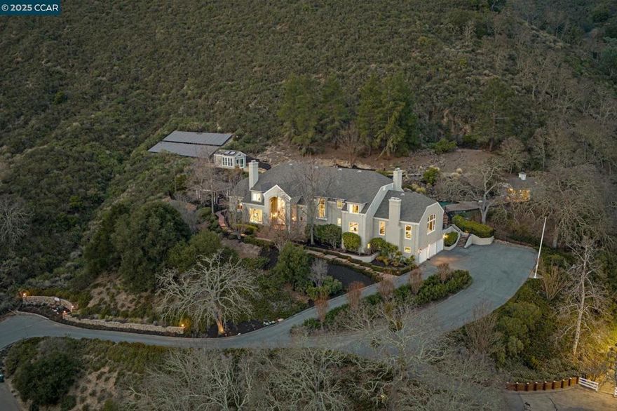 Welcome Paso De Diablo, the Crown Jewel of Diablo, Nestled at the Base of Mt. Diablo.This Once-in-a-Lifetime Estate Redefines Elegance&Privacy w/8,343 sqft Main Residence featuring 6 Bdrms w/En Suites Designed to Provide Every Comfort&Luxury.Grand Entryway Sets the Stage for Architectural Awe that Defines the Estate.Residence Features Formal Dining Room,Formal Living Room,Great Room w/Soaring Ceilings&Views,Media Room w/Temp Controlled Wine Storage,Gourmet Chef’s Kitchen w/Dual Islands,2 Offices,2 Laundry Rooms&Spectacular Primary Retreat.The Estate’s Grounds Offer Equally Impressive Amenities Designed to Blend Seamlessly into the Natural Landscape.Sparkling Pool&Hot Tub,Built in BBQ,Outdoor Lounge&Dining Spaces Provide a Remarkable Setting for Relaxation;Pool House w/1Ba,2 Changing Rooms;Greenhouse;Sport Court&Recreation Area;Carriage House w/Oversized Bonus Room—ideal for Entertaining,Yoga,Home Gym;Additional Garage Spaces,Workshop&Storage.This Exceptional Estate Offers Everything you need for Modern Living.Nestled at the Base of Mt. Diablo with Sweeping Panoramic Views, this is a Rare Opportunity to own a Property that Embodies Luxury, Tranquility&the Best of Both World-Class Design&Nature’s Splendor.Come Experience this Exclusive Sanctuary,Paso de Diablo.Open Sunday!