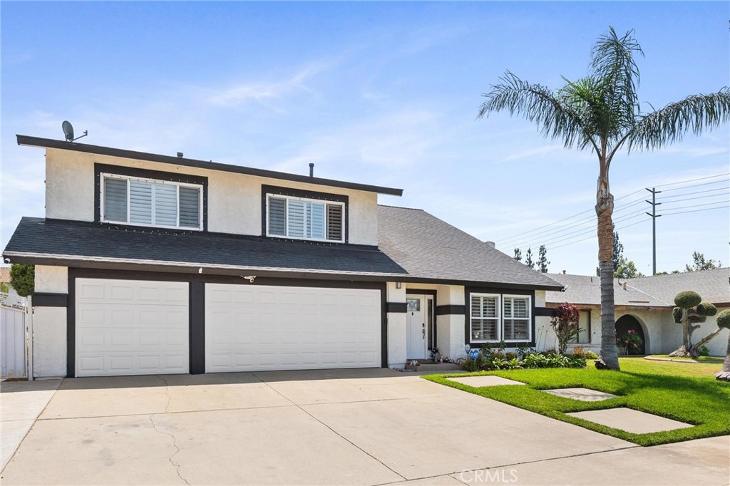 Welcome to 2535 S Imperial Place in Ontario, CA! This 4-bedroom, 3-bathroom pool home spans an impressive 2,430 sq. ft., showcasing a thoughtfully designed open-concept layout that floods the space with natural light and creates a warm, inviting atmosphere perfect for entertaining.  As you walk inside you'll notice the vaulted ceilings in the formal living room, dinning room opens to the kitchen and family room.  You will also find a bedroom and bathroom in the main floor perfect for guests. 
Upper level, you'll find a spacious master suite complete with a private bathroom, plus two additional bedrooms, bath and a large bonus room.   
But the real gem awaits outside! The backyard has a remodeled pool, ideal for summer gatherings and relaxation. Additionally, the property includes ample RV parking, providing convenience for all your adventures.
This home truly offers the perfect blend of comfort, style, and functionality. Don’t miss your chance to make it yours!