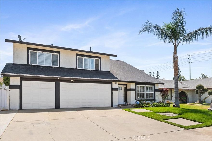 Welcome to 2535 S Imperial Place in Ontario, CA! This 4-bedroom, 3-bathroom pool home spans an impressive 2,430 sq. ft., showcasing a thoughtfully designed open-concept layout that floods the space with natural light and creates a warm, inviting atmosphere perfect for entertaining.  As you walk inside you'll notice the vaulted ceilings in the formal living room, dinning room opens to the kitchen and family room.  You will also find a bedroom and bathroom in the main floor perfect for guests. 
Upper level, you'll find a spacious master suite complete with a private bathroom, plus two additional bedrooms, bath and a large bonus room.   
But the real gem awaits outside! The backyard has a remodeled pool, ideal for summer gatherings and relaxation. Additionally, the property includes ample RV parking, providing convenience for all your adventures.
This home truly offers the perfect blend of comfort, style, and functionality. Don’t miss your chance to make it yours!