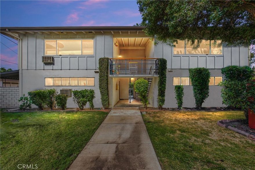 GROUND FLOOR REMODELED REDLANDS HIDEAWAY w/ MASSIVE FENCED PATIO & COMMUNITY POOL in the EXCLUSIVE OWNER OCCUPANT BRAEMAR COMMUNITY. Only four homes of this rare layout exist in this community which offers a quiet distinction and deep pride of ownership. No rentals are permitted, preserving the peaceful environment and sense of care that make this community so special. Remodeled and quietly tucked along the edge of the property, this one bedroom, one bath end unit feels like the beginning of a softer, happier chapter. It is private, peaceful, and surrounded by the scent of citrus and the gentle hum of Redlands life. The moment you step inside, the calm is unmistakable. Sunlight glows across cool tile floors, creating a sense of ease that follows you from room to room. The updated galley kitchen blends timeless design with everyday comfort, featuring granite countertops, classic white cabinetry, and thoughtful details that make cooking feel both simple and special. It is a space that invites slow mornings, fresh flowers on the counter, and the quiet joy of preparing meals for people you love. The living room feels open and grounded, a space to exhale and unwind. The bedroom continues the sense of calm, filled with soft natural light that invites long, restful nights and unhurried mornings. Step into the bathroom and you will find a clean tub and shower combination, ready for candlelight, a warm soak, and a few moments to yourself at the end of the day. Every inch of this home has been lovingly renewed, ready for new memories to begin. Then there is the patio, private, massive, and fully fenced, an open air sanctuary that becomes whatever you need it to be. Imagine summer evenings beneath glowing string lights, laughter rising from shared meals with friends, or quiet Sunday mornings with coffee and a book in hand. The Braemar community offers so much more, including a sparkling pool, covered parking, beautifully maintained grounds, and a shared garden for anyone with a green thumb to plant and enjoy homegrown fruits and vegetables with neighbors. HOA dues cover fire insurance, water, sewer, trash, landscaping, exterior maintenance, in wall plumbing and electrical, hot water heaters, and all laundry facilities, including the use of washers and dryers, keeping life simple so you can focus on what truly matters. Just minutes from ESRI, downtown Redlands, and favorite cafés and weekend markets, this home feels like joy taking root. Perhaps your story starts here