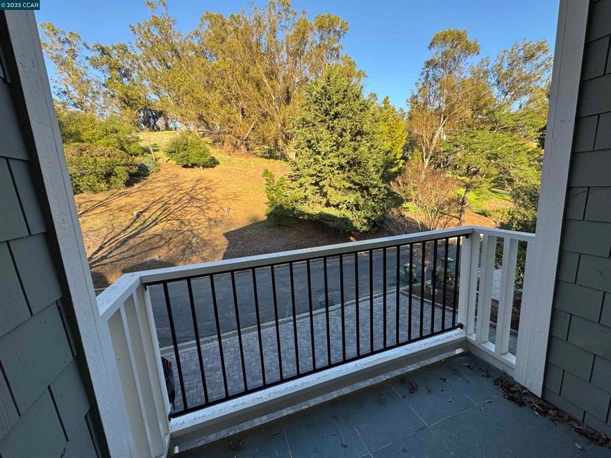 Beautiful new build (2024)! This ADU over a beautiful home boasts gorgeous (real) hardwood floors throughout, elevated tile bathroom floors, quartz counters in kitchen and bath, high ceilings with wonderul ambient light, high end appliances including an in-unit washer and dryer, trending design fixtures, open concept living with sweeping hillside VIEWS and no homes across the way so very private and serene.  Easy to show and available for move-in Oct. 1 Apply with RentSpree https://apply.link/AHIXYpQ