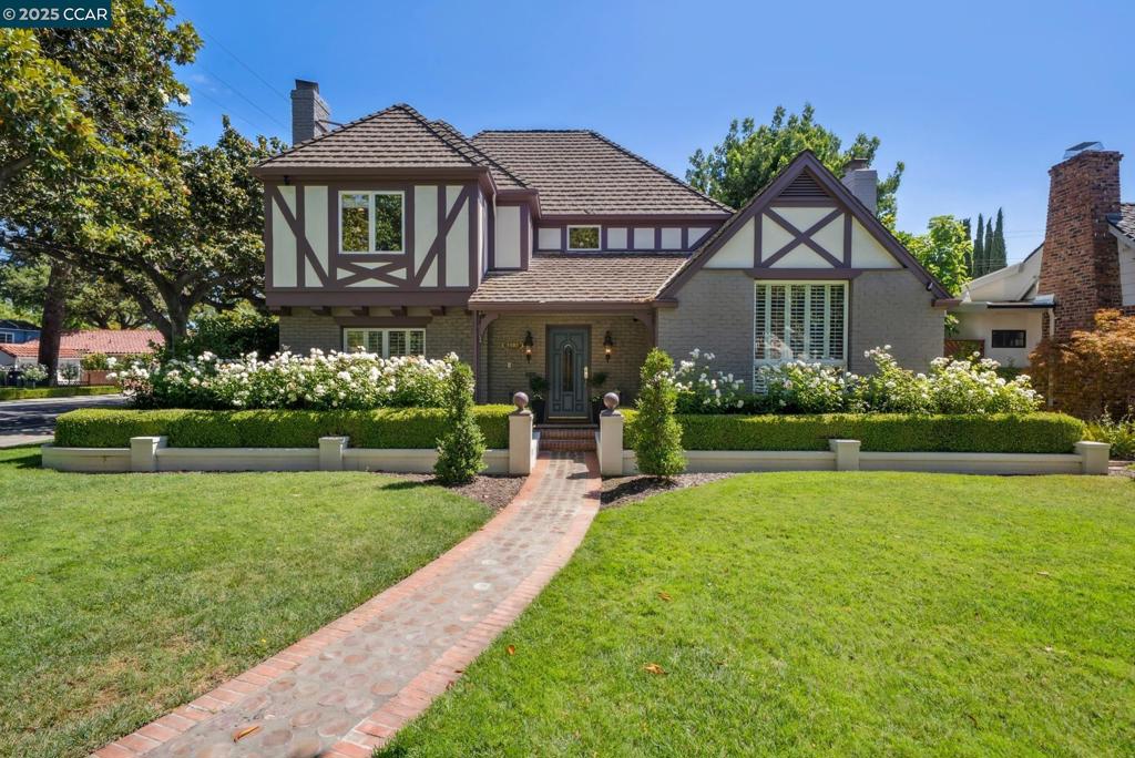 Step inside this one of a kind custom-built home designed by Steve Gilbert of Willow Glen Home & Garden. The home has been extensively upgraded including the kitchen, with eat-in peninsula dining, Wolf French Top range, Sub-Zero Pro refrigerator, open pantry with custom cabinets, built-in desk. The spacious living and dining space flow elegantly into the kitchen with French doors leading out to the covered loggia with infrared heater. The dining area boasts a built-in wet bar with hammered sink and Sub-Zero wine refrigerator. The living area features a gas fireplace with stone surround and a Restoration Hardware chandelier. In the primary bed and bath, find a newly expanded walk-in closet, marble walls and floors, a sunken jetted bathtub, walk-in shower, double vanity and new separate HVAC. The interior of the home is complemented by a private, professionally landscaped front and backyard. Other features include hardwood flooring, new LED canned lighting, new Sonos sound system, Brilliant Home Automation System, an attached garage and electric car charger, 500 sq ft of attic storage above garage with walkable floors, built-in shelving, 255 sq ft unfinished basement. All located in the heart of downtown Willow Glen on “Candy Cane Lane”.