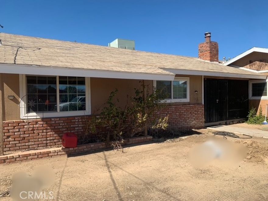 Welcome to this 3-Bedroom, 2-bath home perfectly situated on a spacious 19,000 Sq ft lot in Victorville! This home offers a 1,157 Sq ft of comfortable living space plus an additional space for a dinning room and extra room not included in the square footage, providing even more room to gather and entertain. The kitchen and bathrooms feature granite countertops, adding a touch of style and quality. With its expansive lot, theres plenty of potential for Rv parking, a pool or future additions. Conveniently located near schools, shopping and freeway access. This home combines comfort, space and opportunity -a must see for buyers seeking value and versatility,
