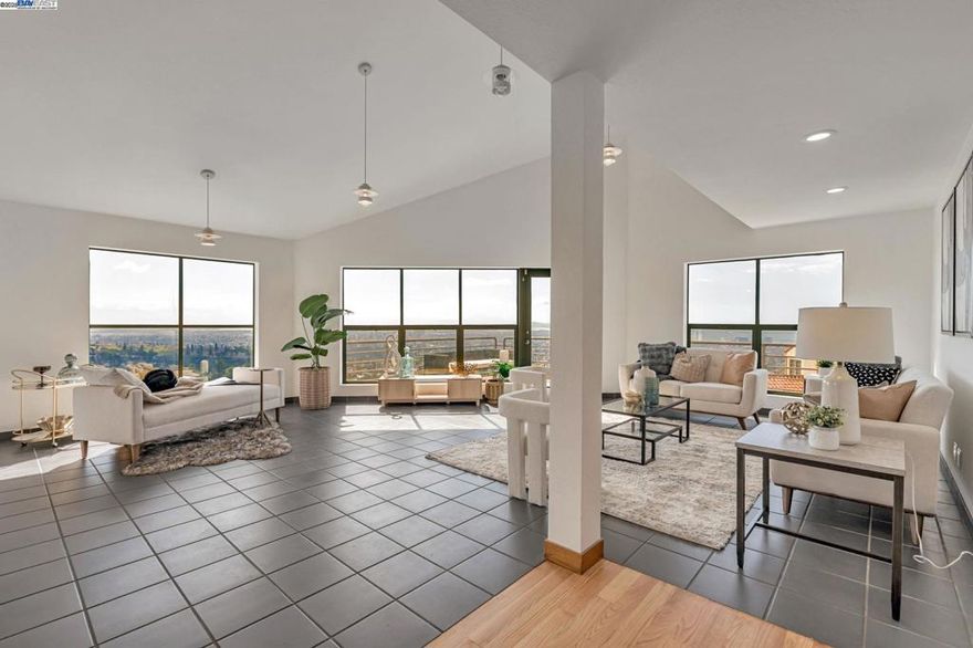 ON TOP OF THE WORLD! Custom built home features PANORAMIC views as far as the eye can see! From Mill Valley to Redwood City! The Golden Gate, San Francisco and beyond. Views from every room. Impressive home featuring new kitchen, stainless steel appliances, high soaring ceilings, Versatile Art/yoga loft. Hardwood Flooring, loads of storage and oversized garage! Open House 10/18/2025 AND 10/19/2025 from 1:30-4:00