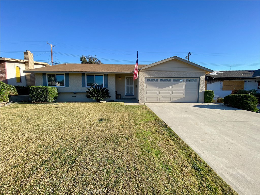 Charming ranch style 3 bed, 2 bath home in a desirable neighborhood of La Mirada. This home features newer laminate flooring in the living room
and bedrooms. The master bathroom was remodeled with newer fixtures, countertops, cabinets, and bath/shower combo. There is a
newer shower in the 2nd bathroom. The kitchen features a lot of cabinetry for your storage needs. The nicely sized backyard is easy to maintain and
is perfect for social gatherings. 2 car garage attached with direct access and a long spacious driveway allows you to park multiple vehicles with
ease.