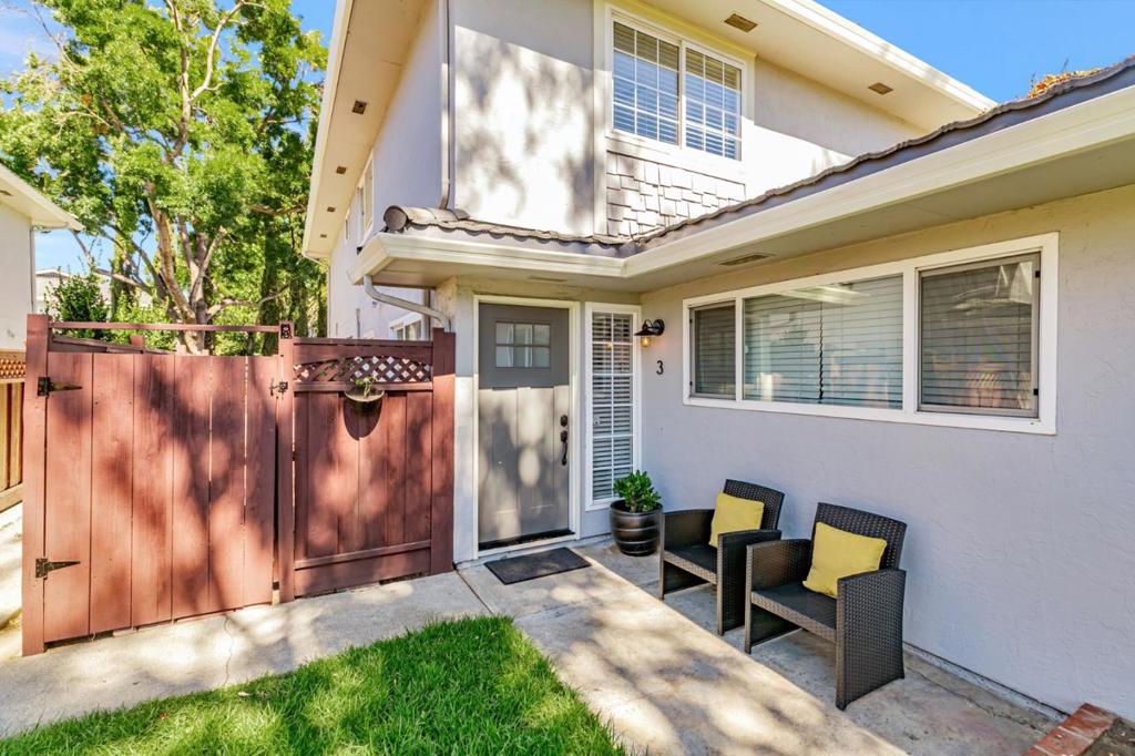 Welcome to this charming 2-bedroom, 1-bathroom home located in vibrant San Jose. This residence offers a cozy and efficient living space with 903 square feet. The kitchen boasts sleek quartz countertops and seamlessly connects to the family room, providing a welcoming environment for gatherings. Enjoy meals in the dining area that's cleverly integrated within the living room or opt for casual dining in the eat-in kitchen space. Relax and enjoy your morning coffee in your private patio. The home features laminate flooring throughout, adding a modern touch to the interior, creating a warm ambiance in the cooler months. Residents have access to a community facility which includes a refreshing pool perfect for relaxation or recreation. For convenience, laundry facilities are available within the community. The property is part of the San Jose Unified School District, ensuring access to educational institutions in the area. The home includes one garage space and benefits from central forced air heating, making it comfortable year-round.