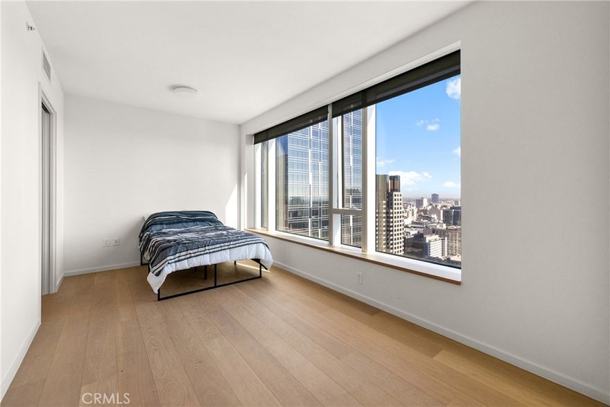 Live in Style at the Metropolis, Downtown LA. This stunning studio on the 33rd floor of the Metropolis offers breathtaking city views and a bright, open floor plan with high-end finishes throughout. The unit is equipped with essential appliances, including a dishwasher, refrigerator, and in-unit washer and dryer, for your convenience. Located just minutes from Crypto.com Arena, you'll be at the heart of LA’s best entertainment, dining, and shopping. The Metropolis features exceptional amenities, including a sparkling pool, clubhouse, billiards room, gym, conference room, theater, and BBQ area—perfect for both relaxation and socializing. Additional perks include secure entry, underground gated parking with 1 parking space, and 24/7 building security for your peace of mind. Schedule a tour today!