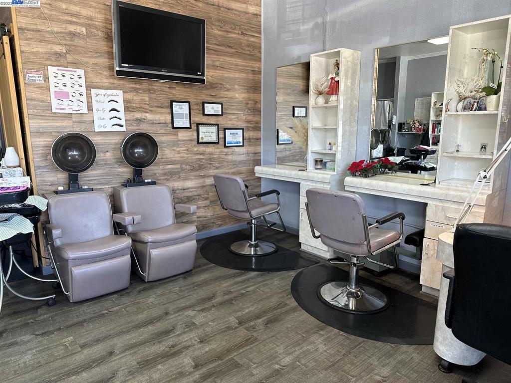 Lisa's Beauty Salon is a well-established full-service hair and beauty salon located on a busy street in San Lorenzo, right in front of the San Lorenzo high school, surrounded by residential and restaurants. The salon is a complete turnkey business. It features hair stations, shampoo and washing station, manicurist station, and 2 closed rooms for facials and waxing. The building is located in a clean and well-kept commercial complex with plenty of parking for customers. The sale price includes all furniture, fixtures, and equipment. Current monthly lease is $1,050