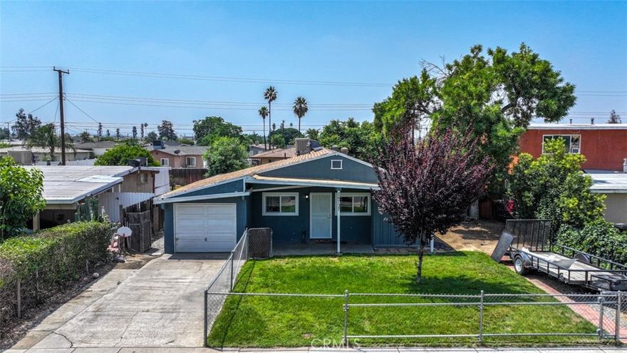 Looking for a Mid-Century Ranch style home?  Come preview this charming residence with classic beams in the living room and kitchen sharing an open concept!  3 bedrooms and 1-bathroom, newer double-pane windows, 1 car garage, possible RV access, and spacious backyard for BAR-B-Q entertainment and future house improvements.