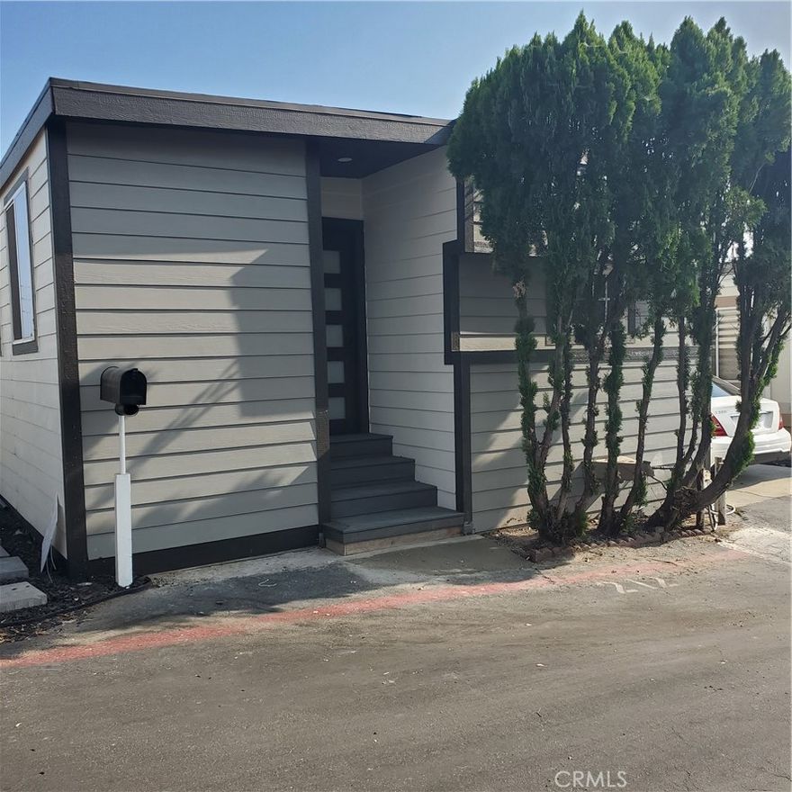 This MMobile Home used to be Single-Wide, and now is Double-Wide all permitted and a[pproved. The home has been remodeled inside-out with new appointments, such as new kitchen with all appliances included in the sale, 3 mini-splits for your comfort. The flooring, dual-pane windows, paint inside and outside, just about everithng is new. The addition of the Master Suite is also new, with a personal bathroom and a bonus room-area. The remodeling was done with excellent taste and decor to blend with the necessities of today's world. The complex has a pool and entertainments Hall. It has a shed for storage included. The plans for the permitted additions are included in the supplement section.