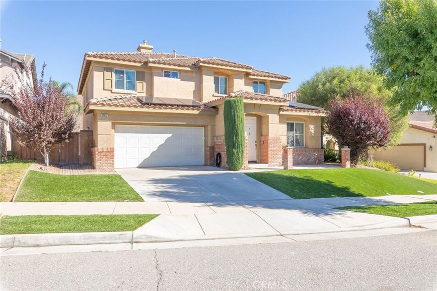***HIGHLY UPGRADED + PAID OFF SOLAR w/ BATTERY BACKUP*** Welcome to 33032 Canopy Lane in the beautiful Canyon Hills community of Lake Elsinore!

This highly upgraded home offers 4 bedrooms, 2.5 baths, plus a versatile downstairs bonus room that can be used as an office or 5th bedroom. With 2,726 sq ft of living space, this home combines modern design, energy efficiency, and incredible views.



The fully remodeled kitchen features sleek granite countertops, updated cabinetry, stainless steel appliances, and a spacious island that opens to the family room—perfect for entertaining. The downstairs showcases wood-look tile flooring throughout, while the upstairs features laminate wood flooring (with carpet in the bedrooms), offering both style and durability.



Upstairs, a large loft provides the ideal space for a movie room, game area, or second living space. Step outside to your private backyard with no neighbors behind, BBQ island and breathtaking hill views. Enjoy turf in both the front and back yards for effortless maintenance and year-round curb appeal. The home is equipped with paid-off solar panels and a backup battery, ensuring energy savings and peace of mind.



Located within the award-winning Canyon Hills community, residents enjoy access to multiple pools, parks, sports courts, and scenic walking trails—all just minutes from schools, shopping, and freeway access.



Don’t miss this move-in-ready, energy-efficient home with privacy, upgrades, and views in one of Lake Elsinore’s most desirable neighborhoods!