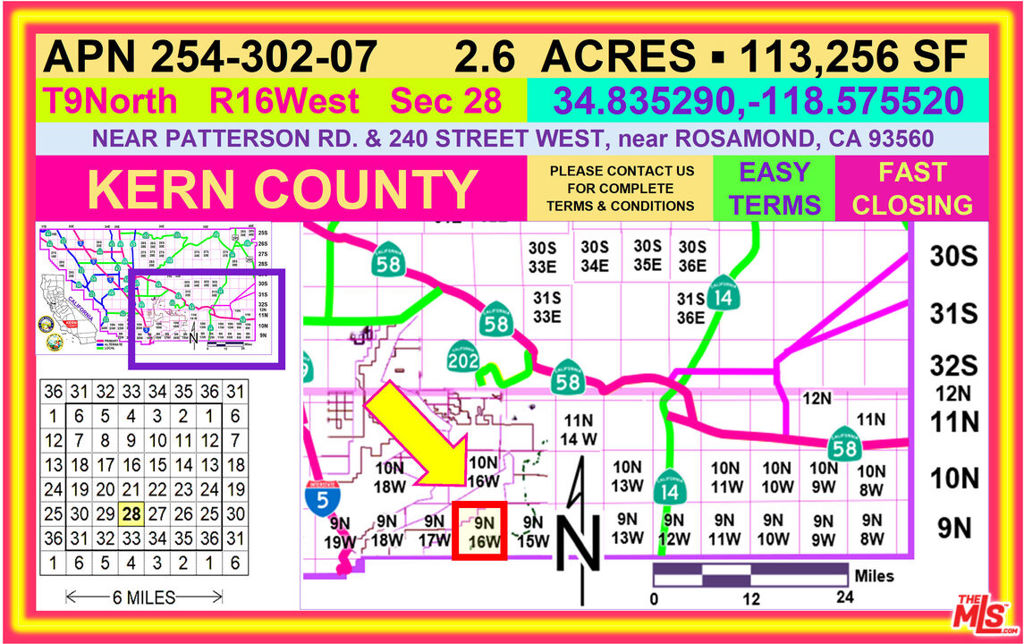TRACT 2507, LOT 37, RECORD OF SURVEY (R/S) BK 8, P - Land