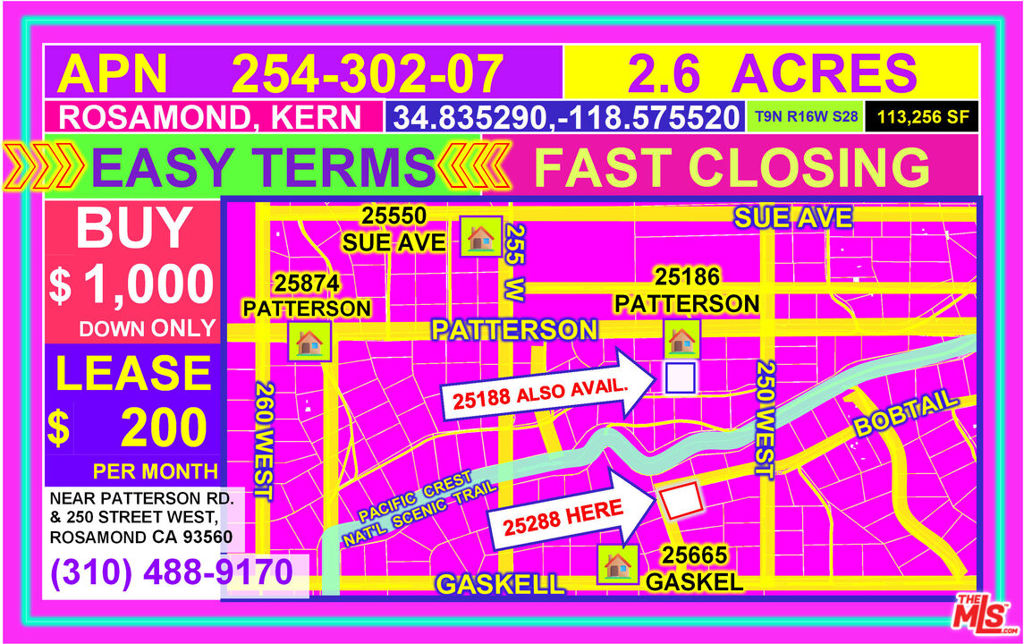 TRACT 2507, LOT 37, RECORD OF SURVEY (R/S) BK 8, P - Land