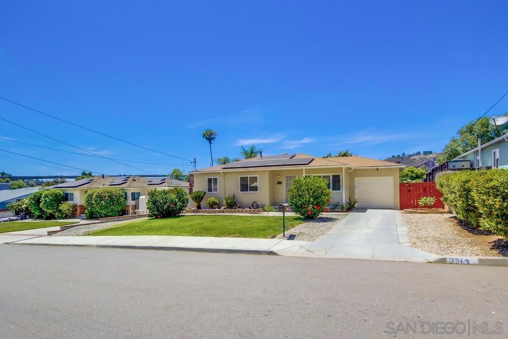 Beautifully upgraded 4BR/2BA single-story home in the hills of La Mesa with over $150K+ in improvements. Features include a fully owned $30K solar system, new roof, AC/HVAC, upgraded electrical panel, attic insulation, and lifetime Cool-Wall exterior paint. Inside, enjoy remodeled bathrooms, laminate flooring, updated kitchen appliances and energy-efficient vinyl dual-pane windows. The private backyard is a true retreat with a 3-person spa, hammock, built-in firepit, and lush landscaping. Enjoy mature fruit trees (avocado, lemon, papaya, apple, orange, persimmon, dragon fruit), plus edible plants (moringa, lemongrass, green onion, sweet potato) and blooming rose bushes. Located in a quiet neighborhood with easy access to parks, trails, shopping, dining, and freeways. Move-in ready! Is more than just a home, it’s a sanctuary! Beautifully upgraded 4BR/2BA single-story home in the hills of La Mesa with over $150K+ in improvements. Features include a fully owned $30K solar system, new roof with 47 years remaining on a transferable warranty, AC/HVAC, upgraded electrical panel, attic insulation, and energy-efficient vinyl dual-pane windows. Fresh Cool-Wall exterior paint with lifetime transferable warranty and all LED lighting throughout. Interior highlights include laminate flooring, remodeled bathrooms with travertine finishes, updated kitchen appliances, a modern washer/dryer, and a large primary suite with walk-in closet. The private backyard is a true retreat with a 3-person spa, hammock, built-in firepit, and lush landscaping. Enjoy mature fruit trees (avocado, lemon, papaya, apple, orange, persimmon, dragon fruit), plus edible plants (moringa, lemongrass, green onion, sweet potato) and blooming rose bushes. Located in a quiet neighborhood with easy access to parks, trails, shopping, dining, and freeways. Move-in ready! This is more than just a home, it’s a sanctuary!