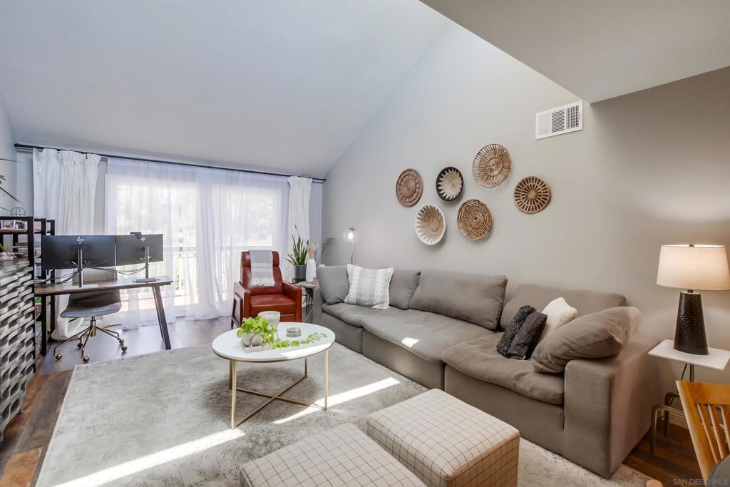 This beautifully upgraded townhome welcomes you with modern comfort and effortless living in one of Scripps Ranch’s most desirable neighborhoods. The remodeled kitchen shines with stainless steel appliances, a cozy breakfast nook, and contemporary finishes that make cooking and gathering a joy. Bathrooms have been tastefully updated, and the rich engineered hardwood flooring, added in 2019, ties the home together with a warm, cohesive feel. Every detail has been thoughtfully chosen for comfort and efficiency, including a tankless water heater, newer dual-pane windows and doors, and a central HVAC system replaced in 2018. Smart storage solutions throughout keep life organized and easy. You’ll also appreciate the detached two-car garage with epoxy floors, a private stairway entry, and a location that puts you close to top-rated schools, local shopping and dining, and convenient freeway access.
