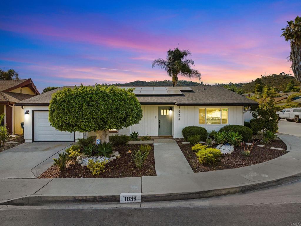 Welcome to 1839 Pamela Lane where elevated design meets peaceful living. Located on a corner lot in a very quiet neighborhood, this home spares no expenses. Full home renovation including new roof, new HVAC system, EV car charger, new vinyl privacy fence, new custom blinds, fully paid for ADT system, smart thermostat, and a new solar system installed by the highly reputable company, Baker Home Energy. This unique contract features ZERO escalation in monthly payment - a VERY rare feature in solar contracts. Beyond these benefits, this home is a true entertainer's dream - a wow factor kitchen and living room, spacious open layout, tons of natural light, extra large primary suite, luxury designed bathrooms, dreamy outdoor space, and even mature fruit trees. Must see in person!