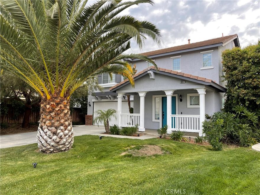 Beautiful home tucked away on a quiet cul-de-sac in the highly sought-after West Murrieta Copper Canyon community. The first floor offers a welcoming formal living room, a convenient half bath, and a bright, spacious kitchen fully equipped with appliances—including refrigerator—and a walk-in pantry. Just off the kitchen is a cozy family room with a gas fireplace. Upstairs, you’ll find all four bedrooms along with a laundry room complete with washer and dryer. The secondary bathroom features dual sinks and a shower-tub combo. Fresh paint inside and out gives the home a crisp, updated feel. The large backyard with an outdoor spa is perfect for unwinding. Landscaping is included in the rent. Plus, you're just moments from community parks, shopping, and award-winning elementary, middle, and high schools! The listing agent is happy to schedule a showing and answer any questions.