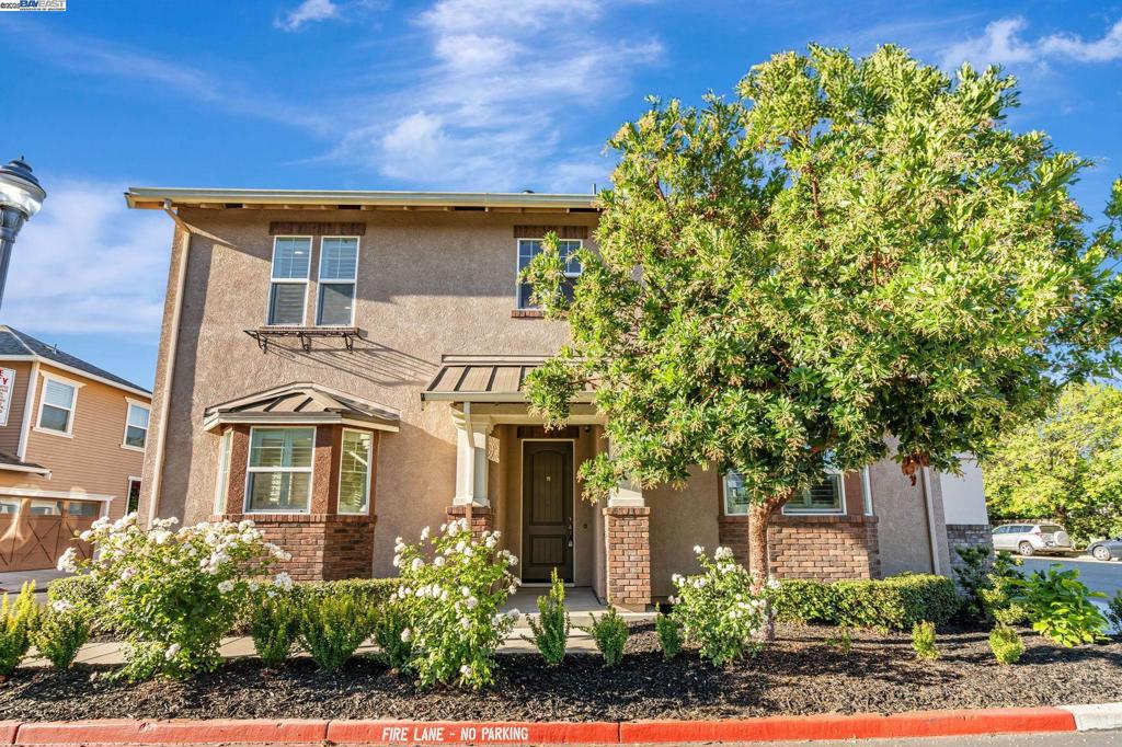 Stunning detached single family home in unique location with NO neighbors on three sides. Perfectly located with North Facing main door & East Facing Garage door on Premium Corner Lot. Immaculate two storied home featuring 4 beds & 3 baths with downstairs bedroom and full bathroom. Built in 2014, located in desirable Magnolia community, this lovingly cared home by current original owner is heavily Upgraded & Move-In ready. Open floor plan. Main level has Great Room opening to Kitchen with large center Island. Tall ceilings with ample windows brings in lot of natural light. Gourmet Kitchen features Gas Stove, Granite counters, Maple Cabinets, Mosaic Backsplash, Bay Window & SS Appliances. Generous sized Loft for entertaining. Lavish Master suite with huge walk-in closet, double faucets, standing shower & large bath tub. Two upstairs big sized guest bedrooms. Brand new Wood Floors on both levels. Upstairs laundry room with sink & washer/dryer. Perfect sized backyard with Rose garden. Expensive plantation shutters, Whole House Water Softener, RO Drinking Water, Recessed Lights & Closet Organizers. Smart Home with 24x7 DVR security cameras, Smart Switches & Pre-wired cables. Top-rated schools. Commute spot near 580, ACE, BART & Shopping. Ample Guest Parking & Park. Don’t miss it!