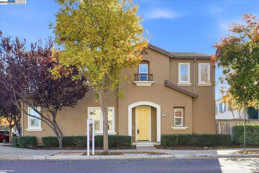 A beautifully maintained two-story corner-lot home tucked within Hayward’s highly sought-after Mt. Eden community. Sitting directly across from the park, the property enjoys enhanced park views, abundant natural light, and an extra sense of vibrancy that fills this young, modern home.   This spacious 3-bedroom, 2.5-bath residence strikes the perfect balance of comfort and modern style. The open-concept main level features a bright and airy living area with a good sized balcony, seamlessly connecting to a refreshed eat-in kitchen and a dedicated dining space—perfect for everyday living and effortless entertaining.  LVP flooring extends throughout the entire home, including all bedrooms and even the closets, adding a sleek, contemporary touch. The generously sized bedroom closets—especially the primary suite’s large walk-in—turn daily dressing into a luxury experience.  The primary bedroom also includes an ensuite bathroom with dual vanity, a separate shower stall, and a soaking tub, offering the ideal retreat after a long day.  Located less than a mile from Southland Mall and close to BART, major freeways, Costco, and numerous conveniences, this home combines modern comfort with an unparalleled, commuter-friendly location.