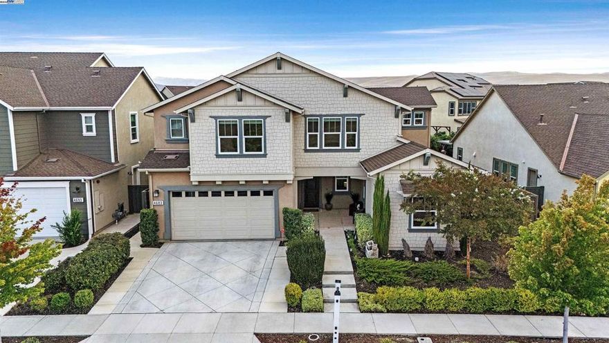 Priced to sell! Luxury Living in the Heart of Tracy’s Ellis Community! Welcome to 4683 Avalon Street, an expansive 3,765 sq. ft. home on a beautifully landscaped 6,776 sq. ft. lot. This northeast facing 4-bedroom, 4.5-bath residence blends modern comfort with timeless style. The gourmet kitchen boasts an enormous island, professional-grade appliances, and a walk-in pantry—perfect for entertaining. A full bedroom suite with attached bath downstairs offers flexible living or guest accommodations, while the upstairs loft can be a second living space, home office, or converted into a 5th bedroom. Retreat to the huge upstairs primary suite with a spa-like bathroom, dual walk-in closets, and nearby upstairs laundry room for ultimate convenience. Enjoy low-maintenance landscaping with drought-friendly plants, turf, and long-lasting Trex decking, creating a private retreat outdoors. Located in the sought-after Ellis neighborhood within the Jefferson School District, you’re just steps from two parks and a dog park. Combining luxury, versatility, and a prime location, this home is ideal for today’s lifestyle.