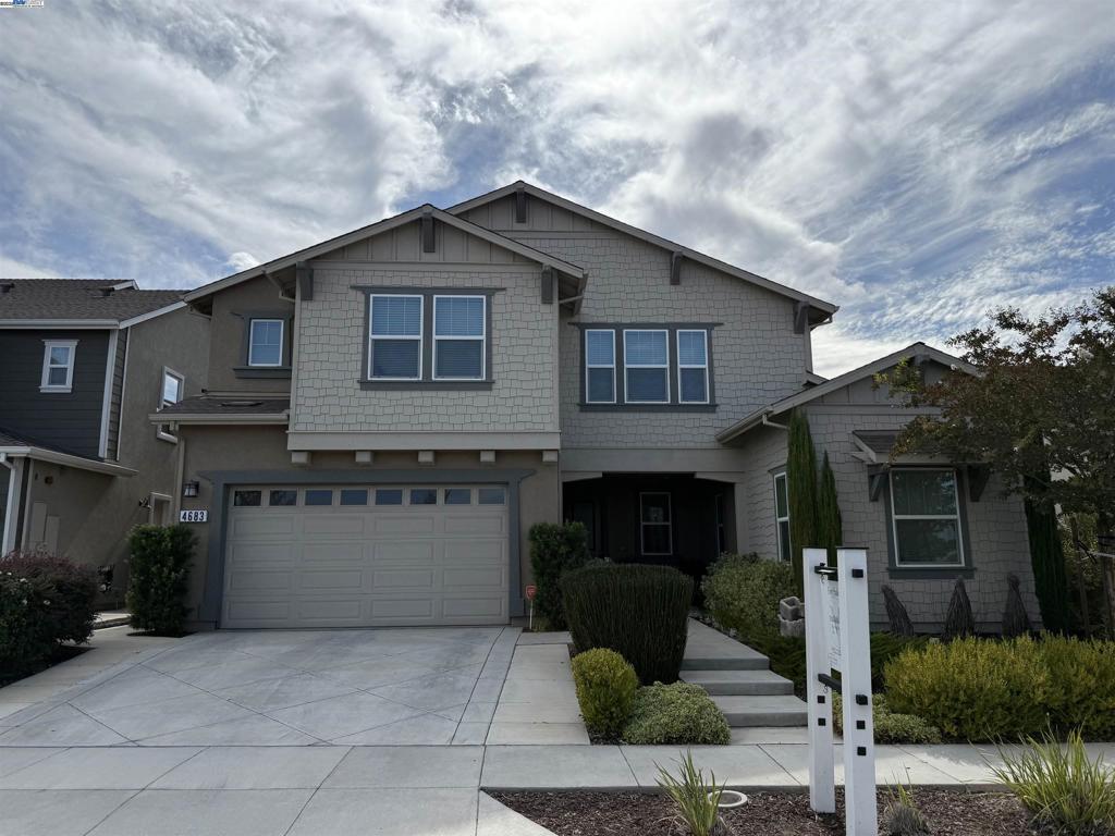 Priced to sell! Luxury Living in the Heart of Tracy’s Ellis Community! Welcome to 4683 Avalon Street, an expansive 3,675 sq. ft. home on a beautifully landscaped 6,776 sq. ft. lot. This northeast facing 4-bedroom, 4.5-bath residence blends modern comfort with timeless style. The gourmet kitchen boasts an enormous island, professional-grade appliances, and a walk-in pantry—perfect for entertaining. A full bedroom suite with attached bath downstairs offers flexible living or guest accommodations, while the upstairs loft can be a second living space, home office, or converted into a 5th bedroom. Retreat to the huge upstairs primary suite with a spa-like bathroom, dual walk-in closets, and nearby upstairs laundry room for ultimate convenience. Enjoy low-maintenance landscaping with drought-friendly plants, turf, and long-lasting Trex decking, creating a private retreat outdoors. Located in the sought-after Ellis neighborhood within the Jefferson School District, you’re just steps from two parks and a dog park. Combining luxury, versatility, and a prime location, this home is ideal for today’s lifestyle. Professional pictures coming soon.