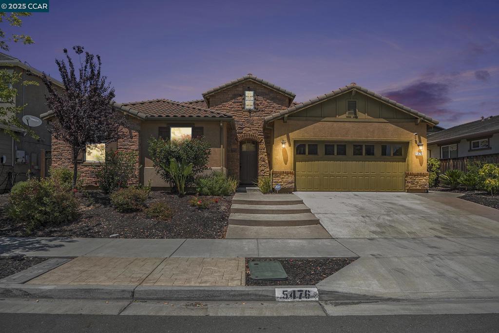 Welcome to this exceptionally well-kept, 7-year-old home nestled in the desirable Park Ridge neighborhood! Offering 4 spacious bedrooms, a dedicated office, and 2 full bathrooms, this home combines modern design with comfort and functionality. The expansive chef’s kitchen boasts granite countertops, stainless steel appliances, and ample storage—perfect for entertaining. Step outside to a beautifully landscaped backyard featuring mature fruit trees, vibrant flowers, and swaying palm trees—your own private oasis. Located near the Brentwood border with convenient access to Costco, shopping, major freeways, and more. A rare find in a top-ranking community—don’t miss out!