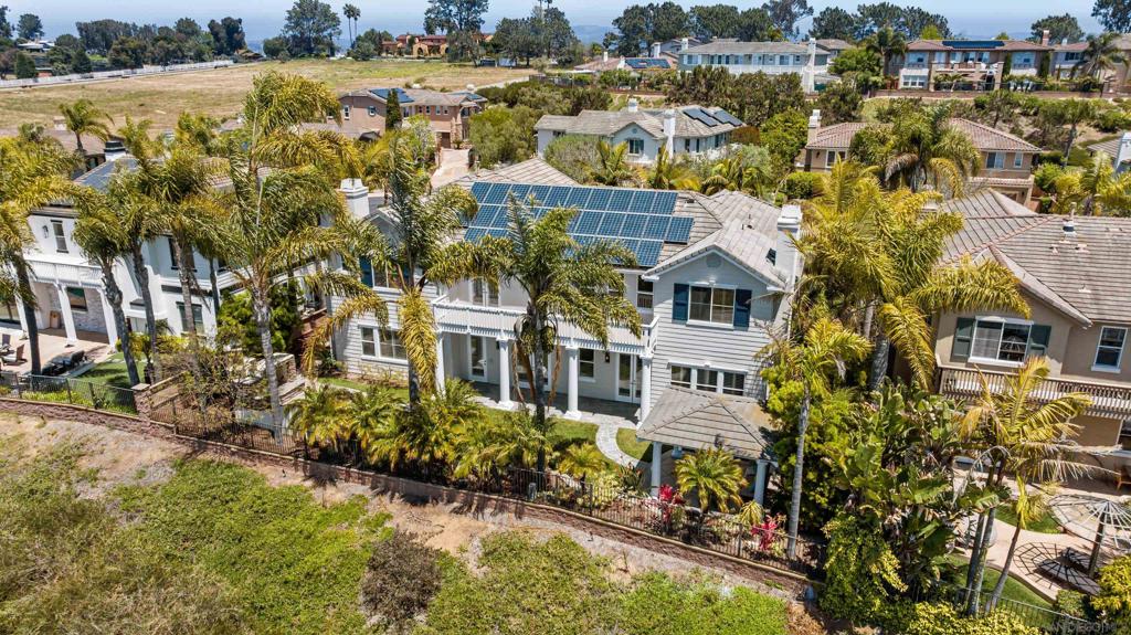 Please See the 3D LINK . PRICED TO SELL!. Your Dream Home Awaits in Encinitas Ranch-Welcome to the pinnacle of modern coastal living, this is not just a home it's a luxury lifestyle embraced by breathtaking coastal beauty and thoughtfully designed comforts. This stunning, fully recently updated 5 BED 5.5-BTH Encinitas dream home is thoughtfully designed with high-end upgrades and seamless indoor-outdoor flow. Spectacular Ocean Views from the backyard and the master bedroom’s private deck. FIRST FLOOR BEDROOM perfect as an office, gym or private guest retreat. Dramatic High Ceilings create a bright, airy atmosphere. Gourmet Kitchen with new countertops, modern stainless steel appliances. Resort-Style Backyard featuring a built in BBQ, pergola, built-in fireplace, and expansive entertainment spaces. Elegant Finishes throughout, including crown molding, leaded glass, custom fresh interior & exterior paint, and stylish light fixtures. Each bedroom has its own ensuite bath, creating private retreats for all family members. Spacious Master Bedroom Suite Retreat on the 2nd floor with private deck, panoramic views of the ocean, and spacious spa-like bathroom. OWNED SOLAR SYSTEM for energy efficiency and major cost savings & EV CHARGER. Separate HVAC Systems for upstairs and downstairs. Whole-House Water Filtration System & Central Vacuum Epoxy-Finished Garage. Do not miss out on this prestigious Encinitas Ranch community residents enjoy the beauty of the Encinitas Ranch Golf Course proximity to pristine beaches, top-rated schools.